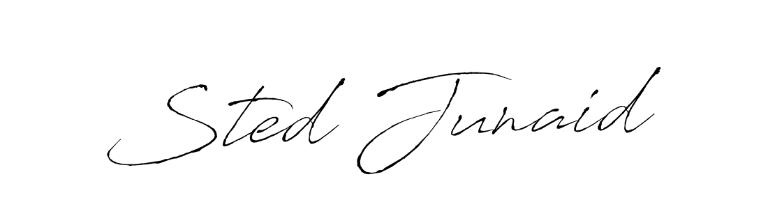 It looks lik you need a new signature style for name Sted Junaid. Design unique handwritten (Antro_Vectra) signature with our free signature maker in just a few clicks. Sted Junaid signature style 6 images and pictures png