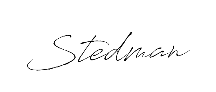 Antro_Vectra is a professional signature style that is perfect for those who want to add a touch of class to their signature. It is also a great choice for those who want to make their signature more unique. Get Stedman name to fancy signature for free. Stedman signature style 6 images and pictures png
