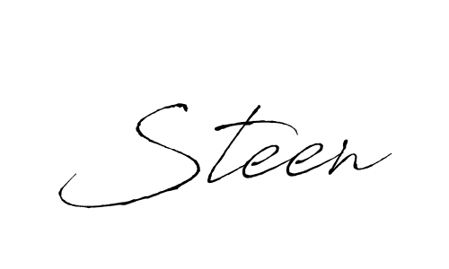 How to make Steen name signature. Use Antro_Vectra style for creating short signs online. This is the latest handwritten sign. Steen signature style 6 images and pictures png