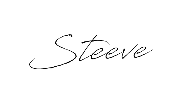 Use a signature maker to create a handwritten signature online. With this signature software, you can design (Antro_Vectra) your own signature for name Steeve. Steeve signature style 6 images and pictures png