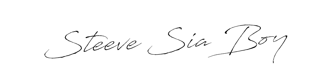 Similarly Antro_Vectra is the best handwritten signature design. Signature creator online .You can use it as an online autograph creator for name Steeve Sia Boy. Steeve Sia Boy signature style 6 images and pictures png