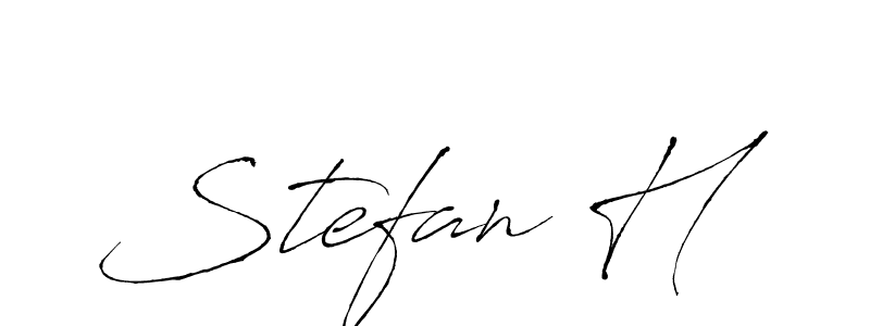 Use a signature maker to create a handwritten signature online. With this signature software, you can design (Antro_Vectra) your own signature for name Stefan H. Stefan H signature style 6 images and pictures png