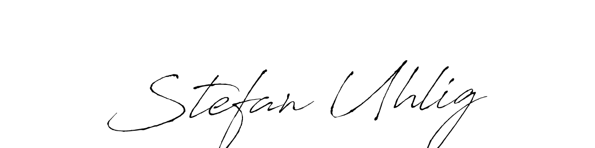 Make a beautiful signature design for name Stefan Uhlig. With this signature (Antro_Vectra) style, you can create a handwritten signature for free. Stefan Uhlig signature style 6 images and pictures png