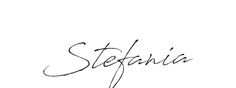 How to make Stefania signature? Antro_Vectra is a professional autograph style. Create handwritten signature for Stefania name. Stefania signature style 6 images and pictures png