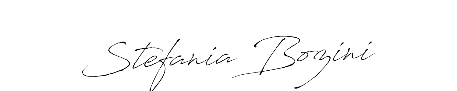 It looks lik you need a new signature style for name Stefania Bozini. Design unique handwritten (Antro_Vectra) signature with our free signature maker in just a few clicks. Stefania Bozini signature style 6 images and pictures png