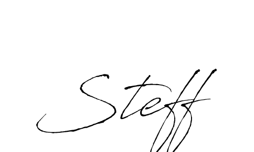 Once you've used our free online signature maker to create your best signature Antro_Vectra style, it's time to enjoy all of the benefits that Steff name signing documents. Steff signature style 6 images and pictures png