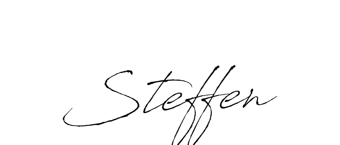 You should practise on your own different ways (Antro_Vectra) to write your name (Steffen) in signature. don't let someone else do it for you. Steffen signature style 6 images and pictures png