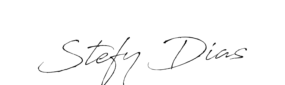 Stefy Dias stylish signature style. Best Handwritten Sign (Antro_Vectra) for my name. Handwritten Signature Collection Ideas for my name Stefy Dias. Stefy Dias signature style 6 images and pictures png