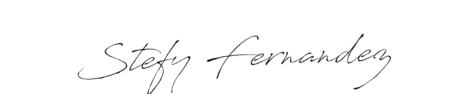 It looks lik you need a new signature style for name Stefy Fernandez. Design unique handwritten (Antro_Vectra) signature with our free signature maker in just a few clicks. Stefy Fernandez signature style 6 images and pictures png