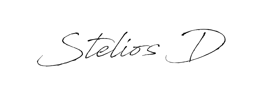 Similarly Antro_Vectra is the best handwritten signature design. Signature creator online .You can use it as an online autograph creator for name Stelios D. Stelios D signature style 6 images and pictures png