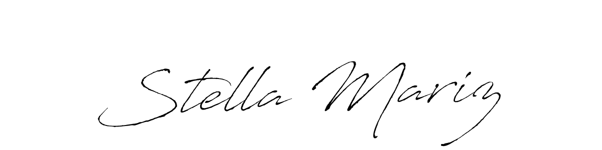 if you are searching for the best signature style for your name Stella Mariz. so please give up your signature search. here we have designed multiple signature styles  using Antro_Vectra. Stella Mariz signature style 6 images and pictures png
