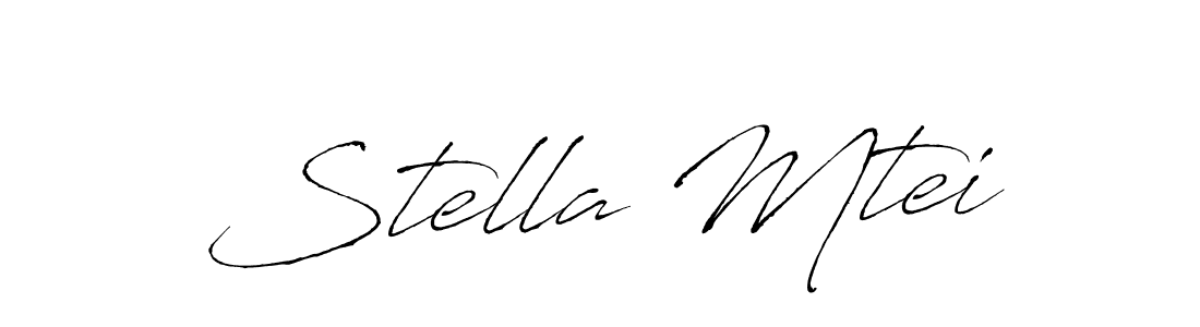 The best way (Antro_Vectra) to make a short signature is to pick only two or three words in your name. The name Stella Mtei include a total of six letters. For converting this name. Stella Mtei signature style 6 images and pictures png