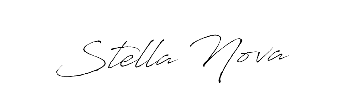 The best way (Antro_Vectra) to make a short signature is to pick only two or three words in your name. The name Stella Nova include a total of six letters. For converting this name. Stella Nova signature style 6 images and pictures png