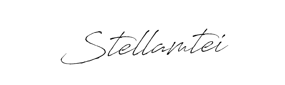Use a signature maker to create a handwritten signature online. With this signature software, you can design (Antro_Vectra) your own signature for name Stellamtei. Stellamtei signature style 6 images and pictures png