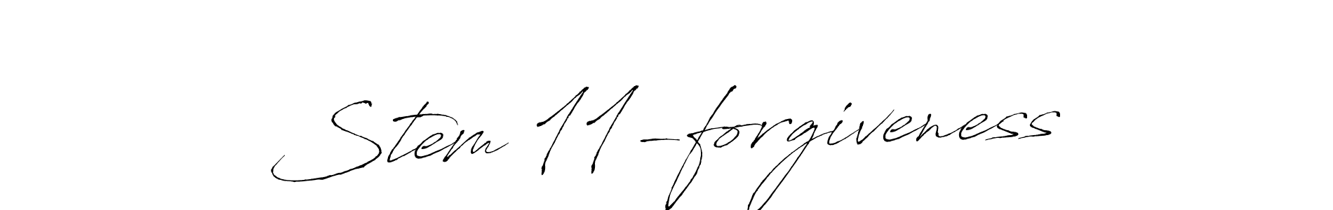 if you are searching for the best signature style for your name Stem 11-forgiveness. so please give up your signature search. here we have designed multiple signature styles  using Antro_Vectra. Stem 11-forgiveness signature style 6 images and pictures png