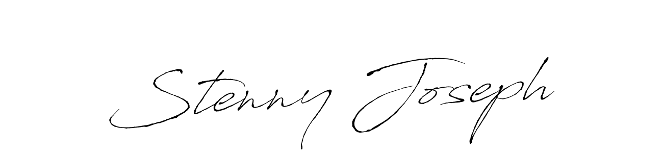 Also You can easily find your signature by using the search form. We will create Stenny Joseph name handwritten signature images for you free of cost using Antro_Vectra sign style. Stenny Joseph signature style 6 images and pictures png