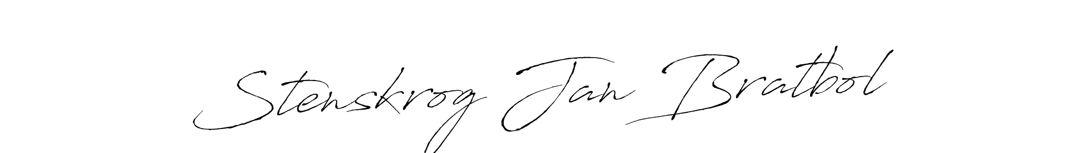How to Draw Stenskrog Jan Bratbol signature style? Antro_Vectra is a latest design signature styles for name Stenskrog Jan Bratbol. Stenskrog Jan Bratbol signature style 6 images and pictures png