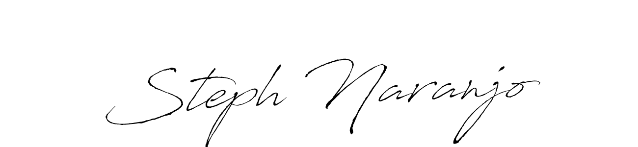 Steph Naranjo stylish signature style. Best Handwritten Sign (Antro_Vectra) for my name. Handwritten Signature Collection Ideas for my name Steph Naranjo. Steph Naranjo signature style 6 images and pictures png
