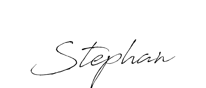 Use a signature maker to create a handwritten signature online. With this signature software, you can design (Antro_Vectra) your own signature for name Stephan. Stephan signature style 6 images and pictures png