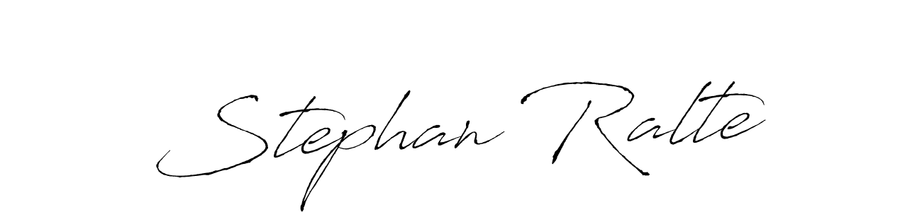 Similarly Antro_Vectra is the best handwritten signature design. Signature creator online .You can use it as an online autograph creator for name Stephan Ralte. Stephan Ralte signature style 6 images and pictures png