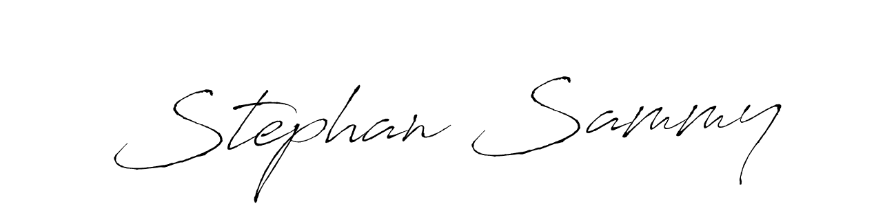 How to Draw Stephan Sammy signature style? Antro_Vectra is a latest design signature styles for name Stephan Sammy. Stephan Sammy signature style 6 images and pictures png
