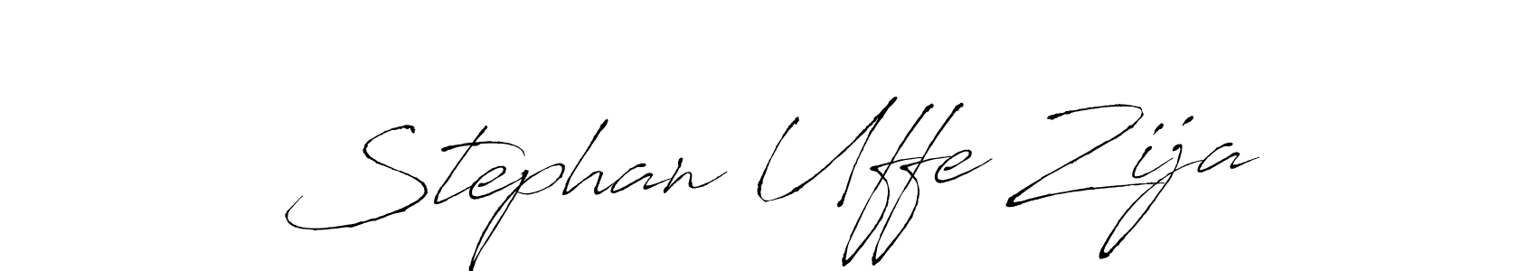 Antro_Vectra is a professional signature style that is perfect for those who want to add a touch of class to their signature. It is also a great choice for those who want to make their signature more unique. Get Stephan Uffe Zija name to fancy signature for free. Stephan Uffe Zija signature style 6 images and pictures png