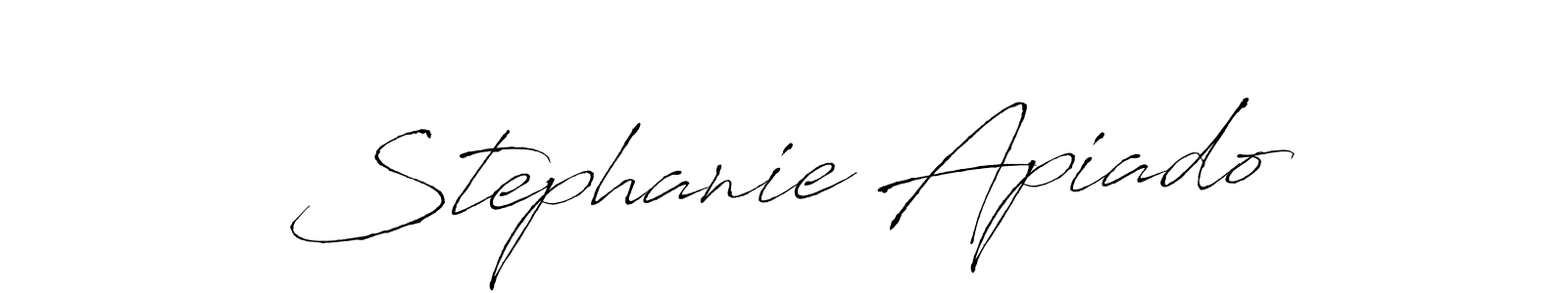 Antro_Vectra is a professional signature style that is perfect for those who want to add a touch of class to their signature. It is also a great choice for those who want to make their signature more unique. Get Stephanie Apiado name to fancy signature for free. Stephanie Apiado signature style 6 images and pictures png