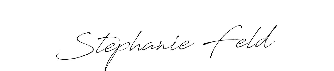 Design your own signature with our free online signature maker. With this signature software, you can create a handwritten (Antro_Vectra) signature for name Stephanie Feld. Stephanie Feld signature style 6 images and pictures png