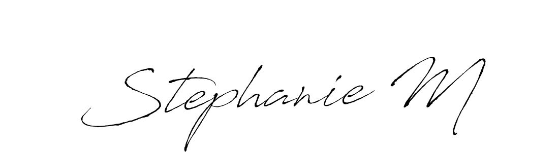 Also You can easily find your signature by using the search form. We will create Stephanie M name handwritten signature images for you free of cost using Antro_Vectra sign style. Stephanie M signature style 6 images and pictures png