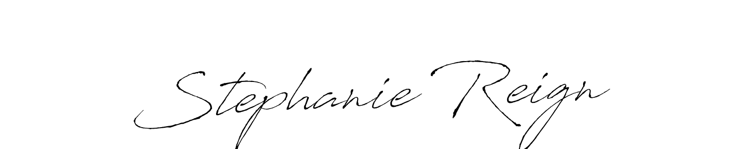 Create a beautiful signature design for name Stephanie Reign. With this signature (Antro_Vectra) fonts, you can make a handwritten signature for free. Stephanie Reign signature style 6 images and pictures png