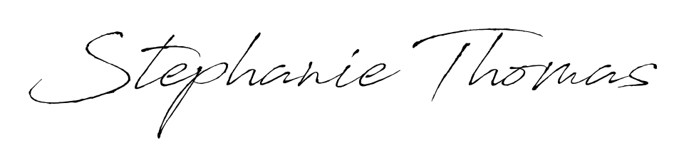 This is the best signature style for the Stephanie Thomas name. Also you like these signature font (Antro_Vectra). Mix name signature. Stephanie Thomas signature style 6 images and pictures png