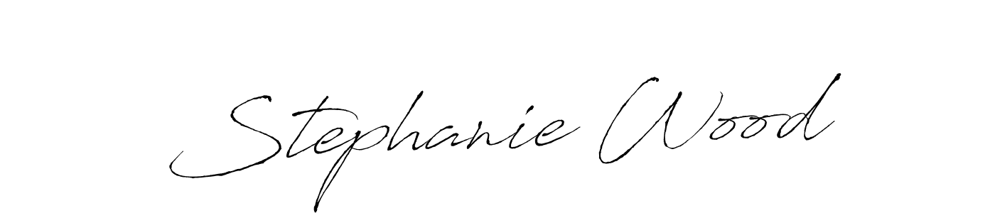 Make a beautiful signature design for name Stephanie Wood. With this signature (Antro_Vectra) style, you can create a handwritten signature for free. Stephanie Wood signature style 6 images and pictures png