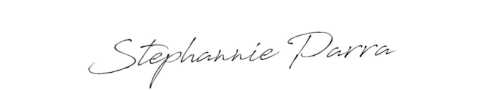 Make a beautiful signature design for name Stephannie Parra. With this signature (Antro_Vectra) style, you can create a handwritten signature for free. Stephannie Parra signature style 6 images and pictures png