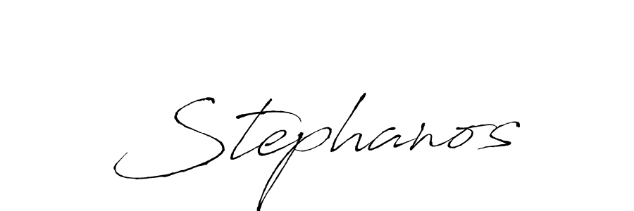 Best and Professional Signature Style for Stephanos. Antro_Vectra Best Signature Style Collection. Stephanos signature style 6 images and pictures png