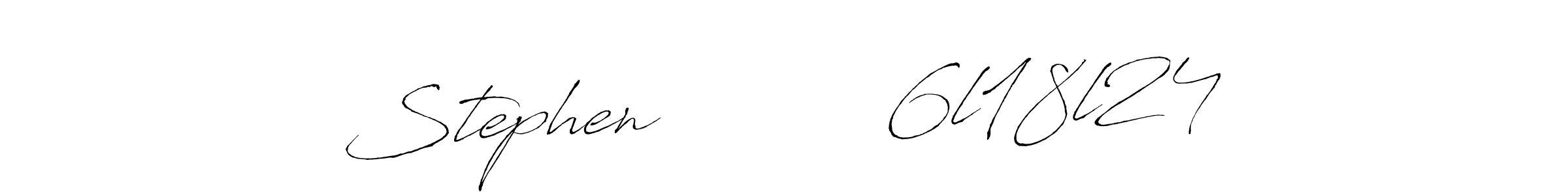 Also You can easily find your signature by using the search form. We will create Stephen          6l18l24 name handwritten signature images for you free of cost using Antro_Vectra sign style. Stephen          6l18l24 signature style 6 images and pictures png