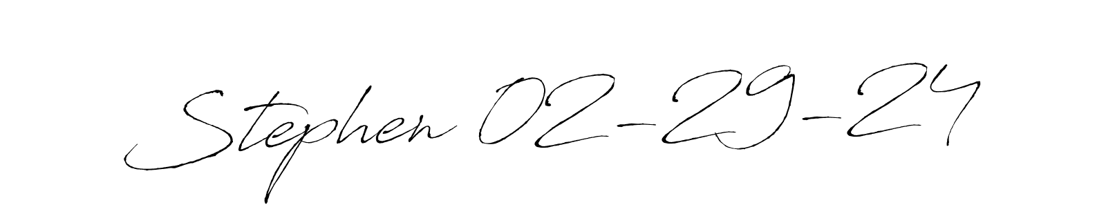 Once you've used our free online signature maker to create your best signature Antro_Vectra style, it's time to enjoy all of the benefits that Stephen 02-29-24 name signing documents. Stephen 02-29-24 signature style 6 images and pictures png