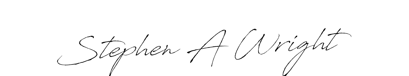 Make a short Stephen A Wright signature style. Manage your documents anywhere anytime using Antro_Vectra. Create and add eSignatures, submit forms, share and send files easily. Stephen A Wright signature style 6 images and pictures png