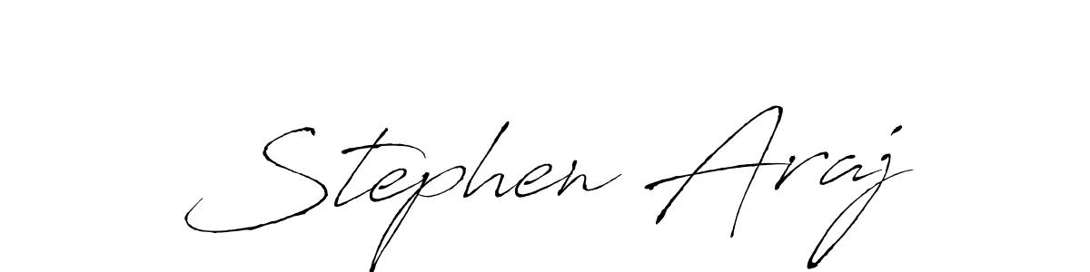 Use a signature maker to create a handwritten signature online. With this signature software, you can design (Antro_Vectra) your own signature for name Stephen Araj. Stephen Araj signature style 6 images and pictures png
