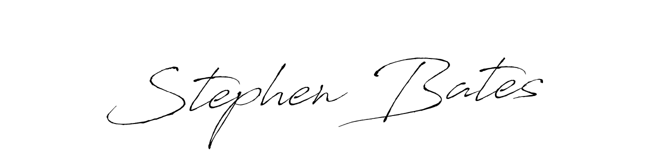 Stephen Bates stylish signature style. Best Handwritten Sign (Antro_Vectra) for my name. Handwritten Signature Collection Ideas for my name Stephen Bates. Stephen Bates signature style 6 images and pictures png