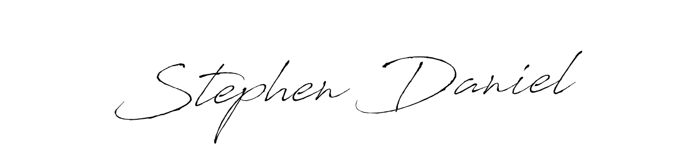 The best way (Antro_Vectra) to make a short signature is to pick only two or three words in your name. The name Stephen Daniel include a total of six letters. For converting this name. Stephen Daniel signature style 6 images and pictures png