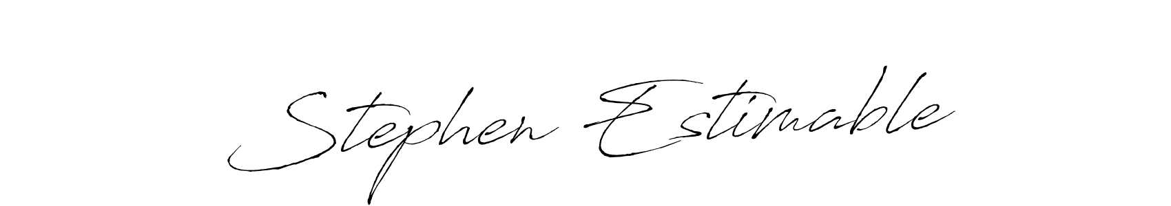 Once you've used our free online signature maker to create your best signature Antro_Vectra style, it's time to enjoy all of the benefits that Stephen Estimable name signing documents. Stephen Estimable signature style 6 images and pictures png