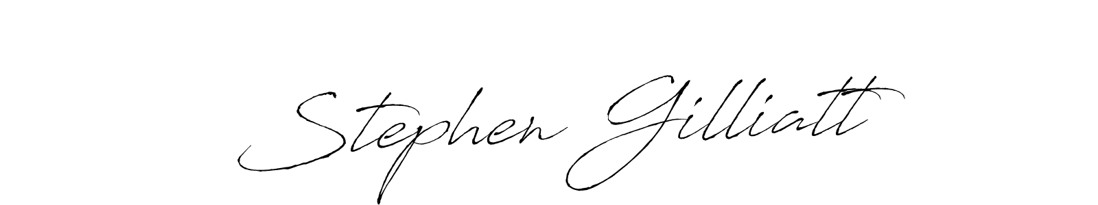 Make a beautiful signature design for name Stephen Gilliatt. With this signature (Antro_Vectra) style, you can create a handwritten signature for free. Stephen Gilliatt signature style 6 images and pictures png