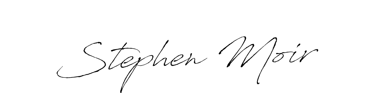 Create a beautiful signature design for name Stephen Moir. With this signature (Antro_Vectra) fonts, you can make a handwritten signature for free. Stephen Moir signature style 6 images and pictures png