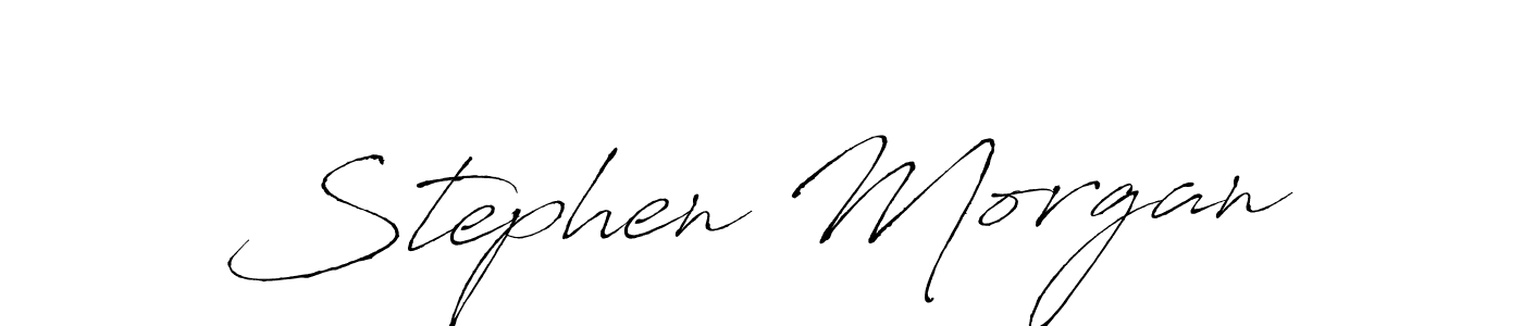 Also we have Stephen Morgan name is the best signature style. Create professional handwritten signature collection using Antro_Vectra autograph style. Stephen Morgan signature style 6 images and pictures png