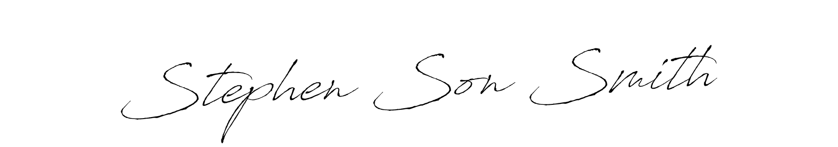 Stephen Son Smith stylish signature style. Best Handwritten Sign (Antro_Vectra) for my name. Handwritten Signature Collection Ideas for my name Stephen Son Smith. Stephen Son Smith signature style 6 images and pictures png