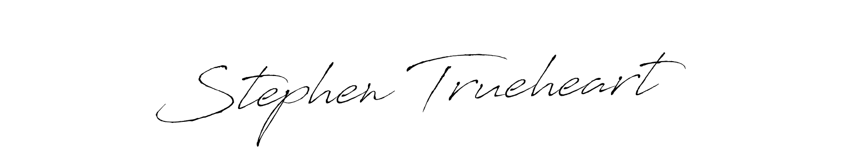 Design your own signature with our free online signature maker. With this signature software, you can create a handwritten (Antro_Vectra) signature for name Stephen Trueheart. Stephen Trueheart signature style 6 images and pictures png