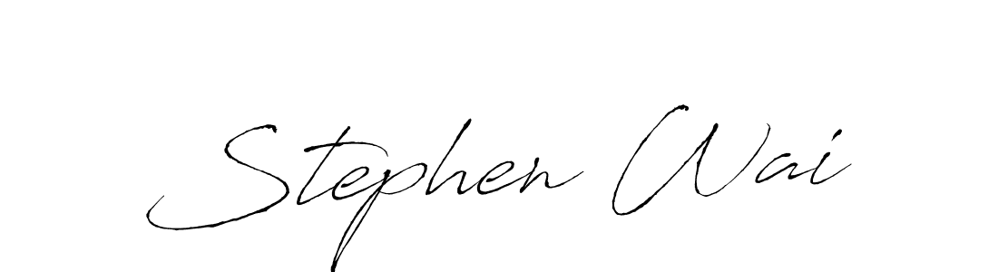 How to Draw Stephen Wai signature style? Antro_Vectra is a latest design signature styles for name Stephen Wai. Stephen Wai signature style 6 images and pictures png