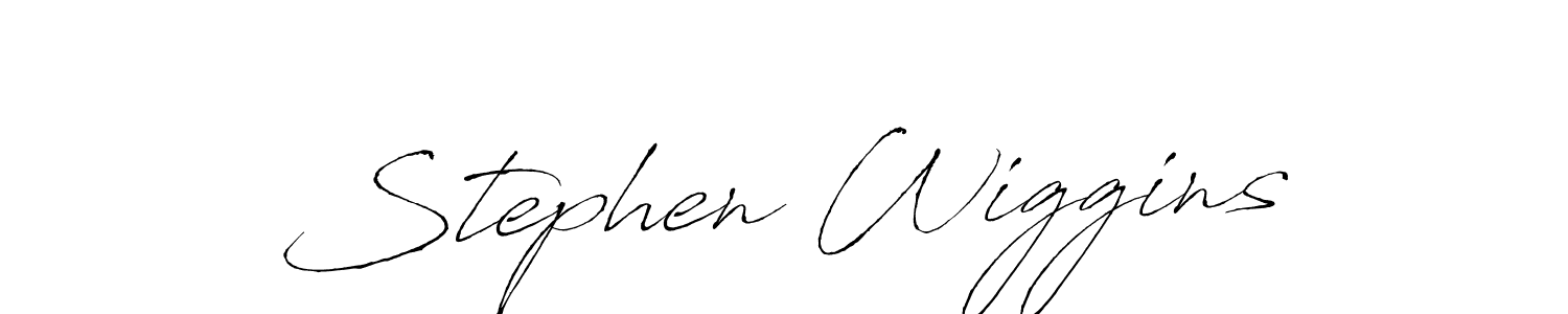 How to make Stephen Wiggins signature? Antro_Vectra is a professional autograph style. Create handwritten signature for Stephen Wiggins name. Stephen Wiggins signature style 6 images and pictures png
