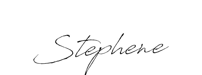 Stephene stylish signature style. Best Handwritten Sign (Antro_Vectra) for my name. Handwritten Signature Collection Ideas for my name Stephene. Stephene signature style 6 images and pictures png