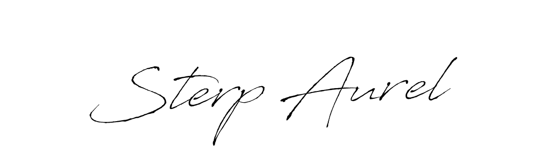 Once you've used our free online signature maker to create your best signature Antro_Vectra style, it's time to enjoy all of the benefits that Sterp Aurel name signing documents. Sterp Aurel signature style 6 images and pictures png